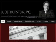 Tablet Screenshot of burlaw.com